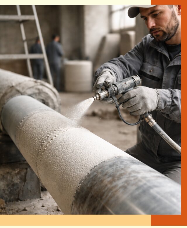 Утепление труб жидкой теплоизоляцией в Анапе от 7788 руб. под ключ | ТепломастерНпа