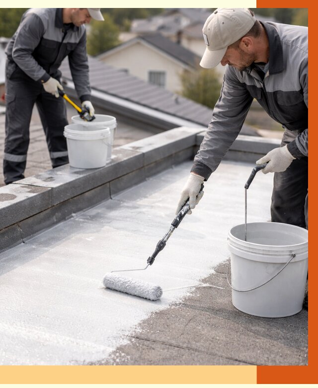 Утепление кровли жидкой теплоизоляцией в Анапе от 2233 руб./м2 | ТепломастерНпа