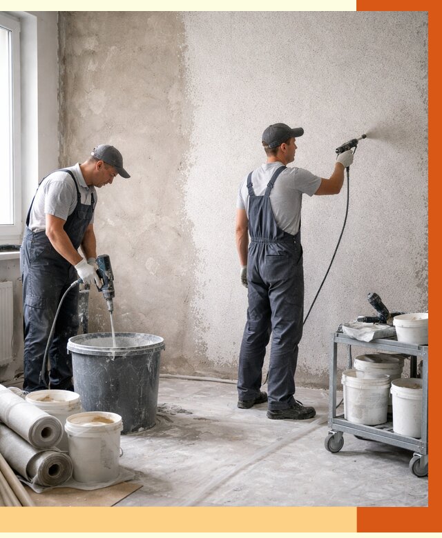 Утепление стен жидкой теплоизоляцией в Анапе от 4361 руб/м² | ТепломастерНпа