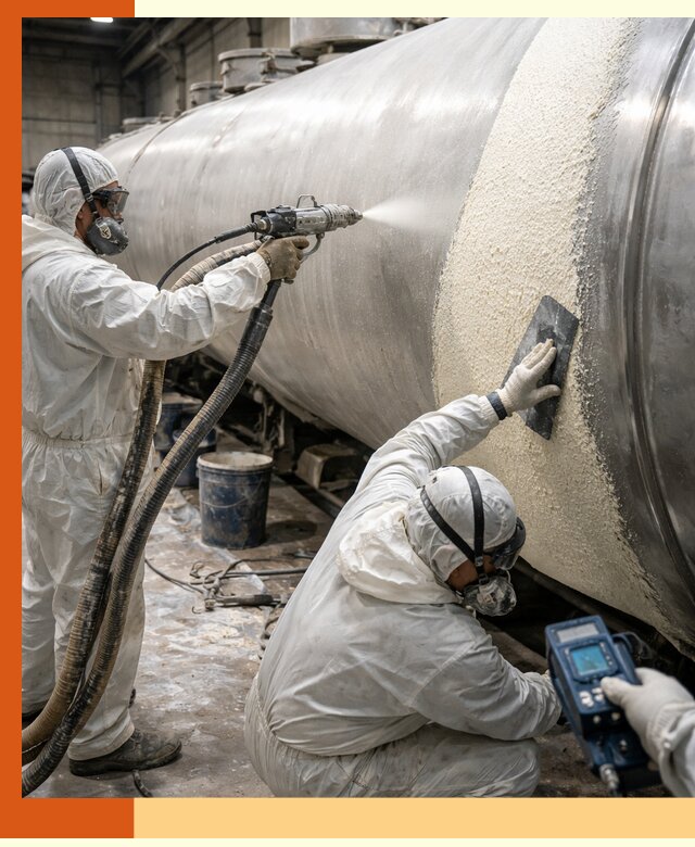 Утепление автоцистерн жидкой теплоизоляцией в Анапе