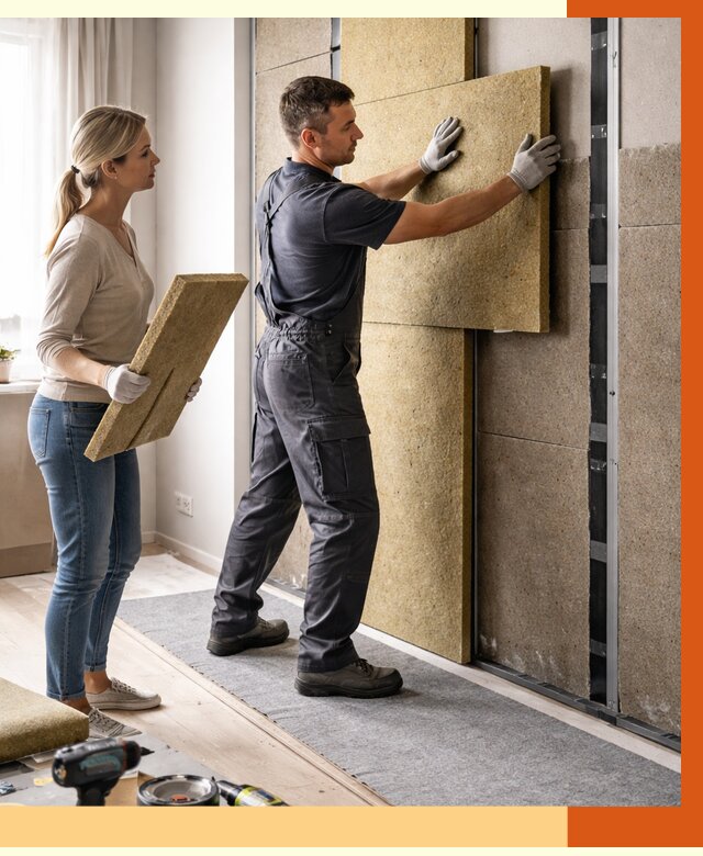 Профессиональная шумоизоляция квартиры в Анапе от 7788 руб. за м2 | ТепломастерНпа