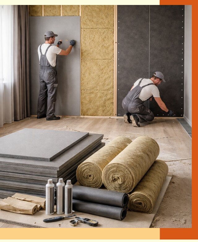 Шумоизоляция дома в Анапе от 4673 руб/м2 — комплексная звукоизоляция под ключ | ТепломастерНпа