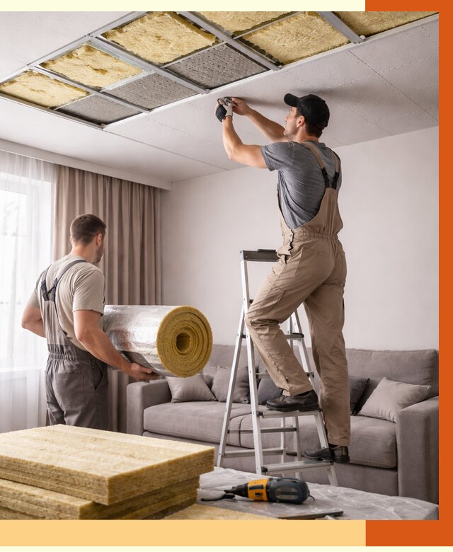 Шумоизоляция потолка в Анапе от 2336 руб. под ключ | Профессионально — ТепломастерНпа