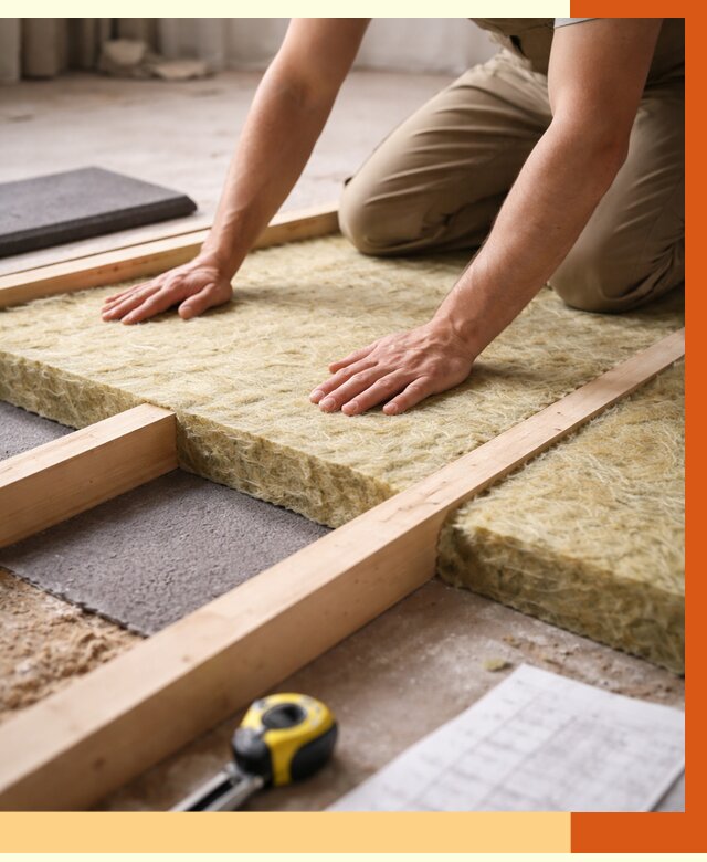 Шумоизоляция пола в Анапе от 1298 руб./м² — профессиональная звукоизоляция | ТепломастерНпа