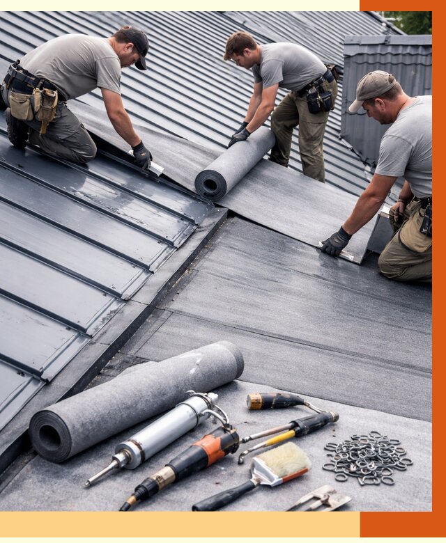 Гидроизоляция металлической кровли полимочевиной в Анапе от 8826 руб. | ТепломастерНпа