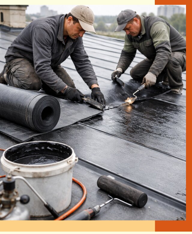 Гидроизоляция фальцевой кровли в Анапе от 7788 руб. под ключ | ТепломастерНпа