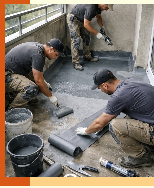 Гидроизоляция балкона в Анапе: надежная защита от протечек