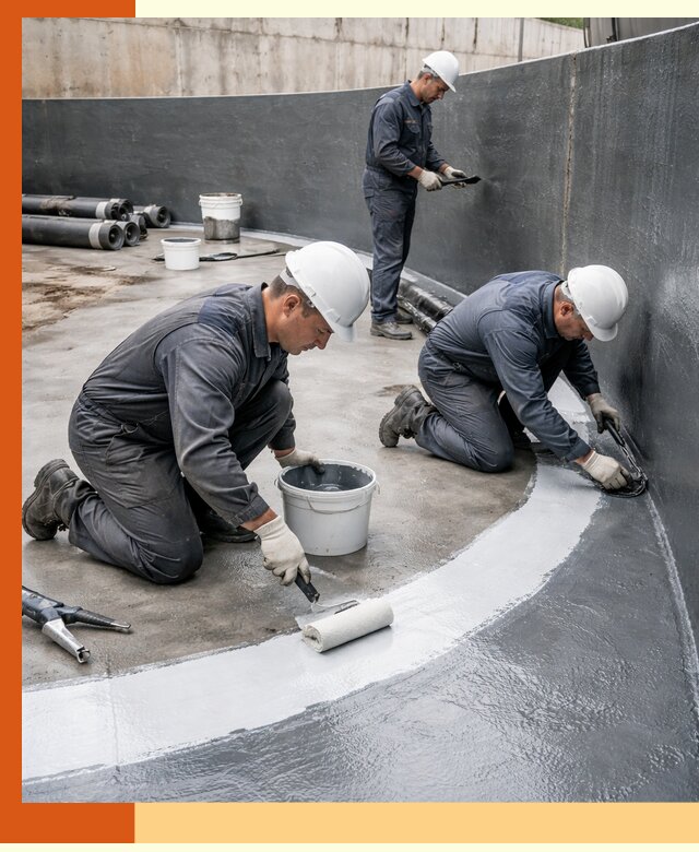 Гидроизоляция резервуара для топлива в Анапе