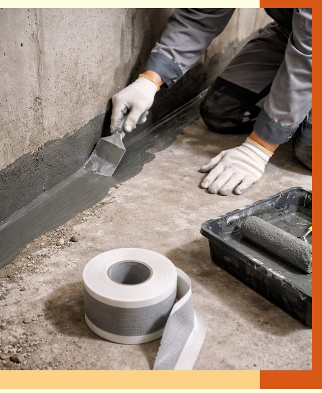 Гидроизоляция швов и герметизация стыков в Анапе от 1298 руб. | ТепломастерНпа