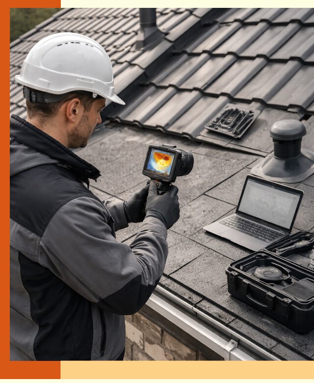 Тепловизионное обследование кровли в Анапе для выявления дефектов