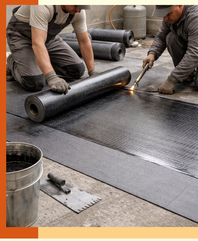 Монтаж гидроизоляционной мембраны в Анапе для зданий и конструкций