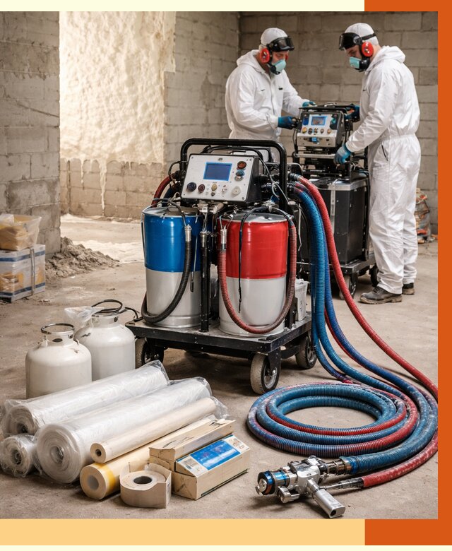 Аренда установки для напыления ППУ в Анапе от 36344 руб. | ТепломастерНпа